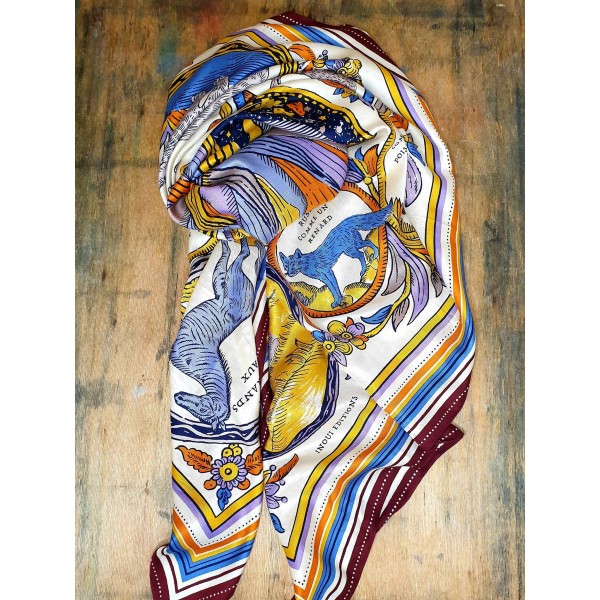 Inoui Editions šilko ir modalo skara CHANCE INOUI AUTUMN